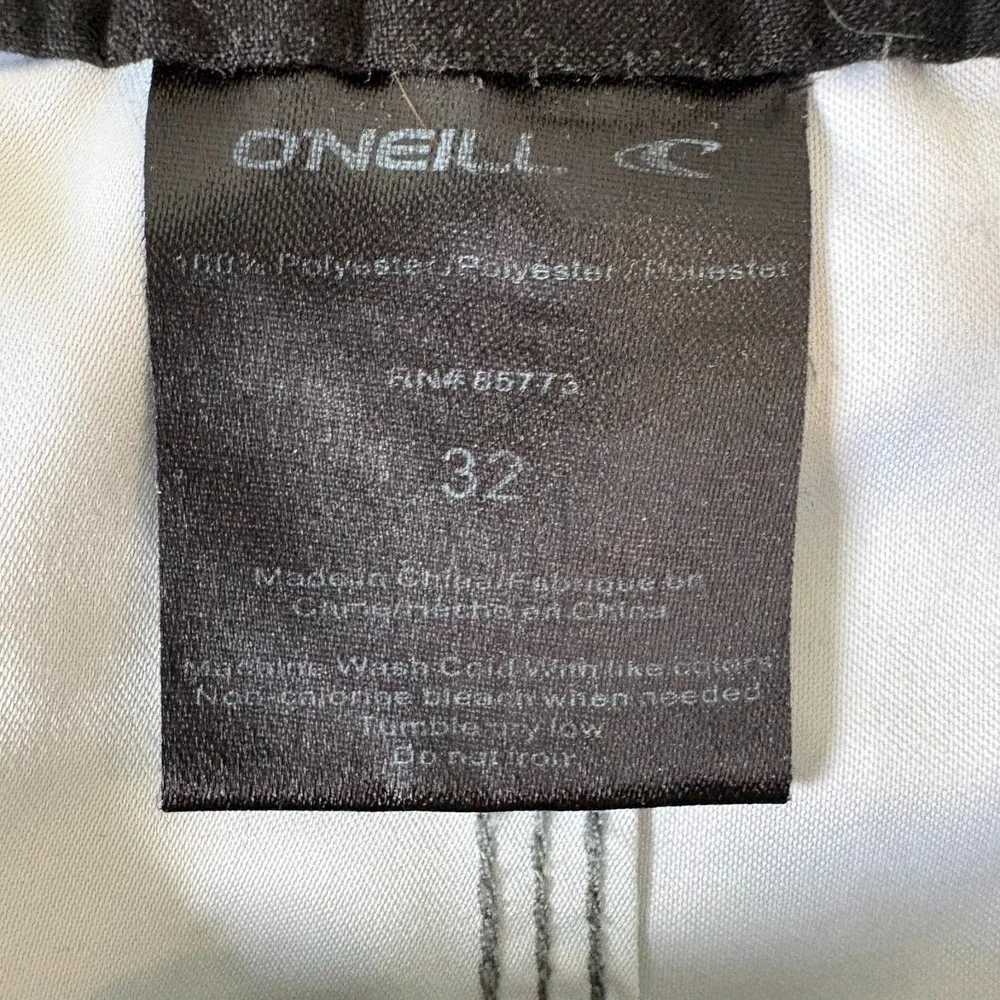 O'Neill Mens‎ Gray Lightweight Summer Essentials Hybrid Chino Shorts Size 32